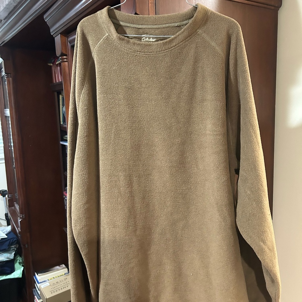 Cabela's Tan Crewneck Sweatshirt for Men